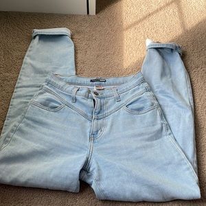 straight leg jeans